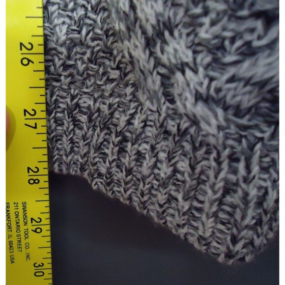 Studio Works Knit Long Sleeve Sweater Color Grey/Black Marbling Womens Size 1X - Picture 10 of 11